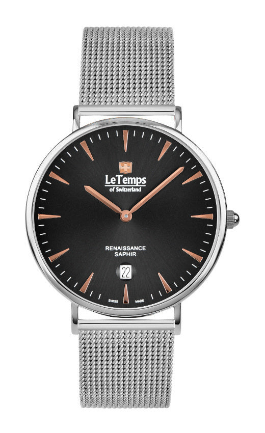 LeTemps RENAISSANCE SAPHIR QUARZ WATCH 30M