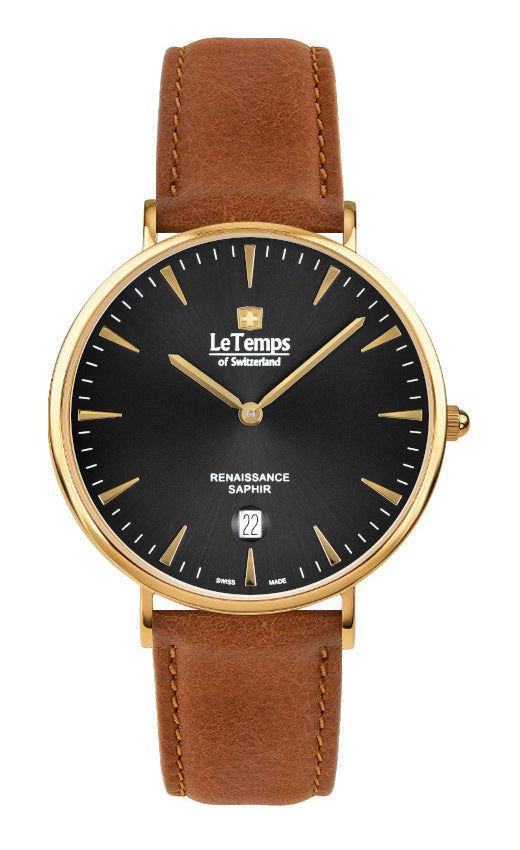 LeTemps RENAISSANCE SAPHIR QUARZ WATCH 30M