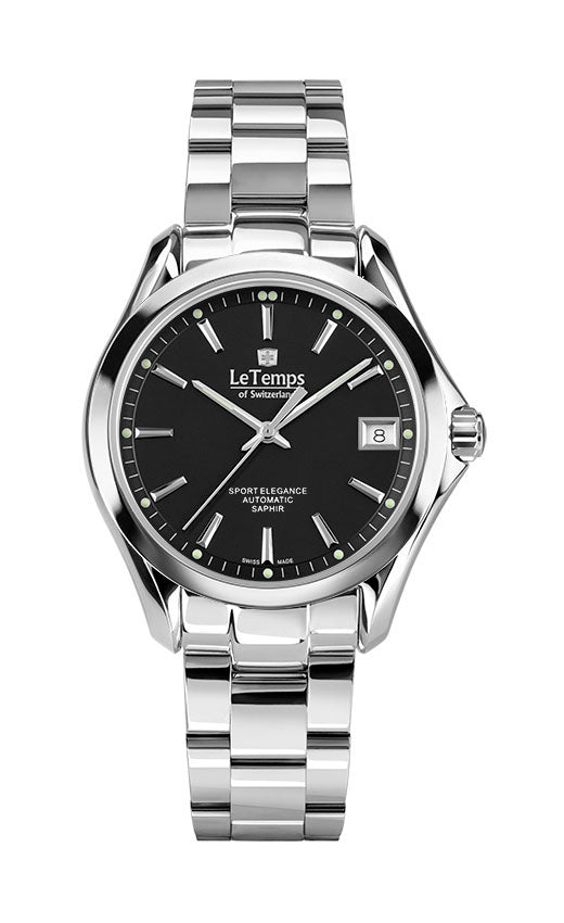 LeTemps SPORT ELEGANCE LADY 33 AUTOMATIC SAPHIR WATCH 100M