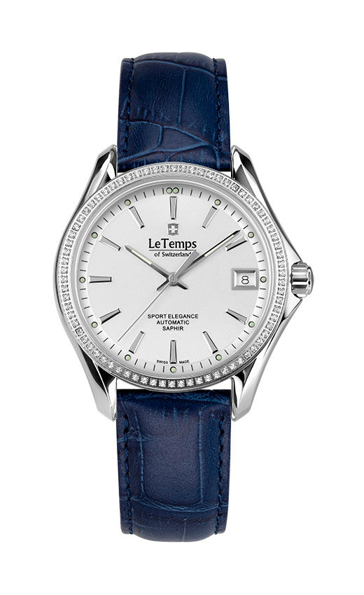 LeTemps SPORT ELEGANCE LADY 33 AUTOMATIC SAPHIR WATCH 100M