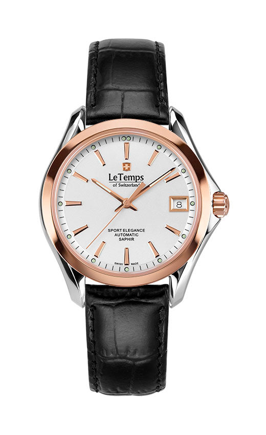 LeTemps SPORT ELEGANCE LADY 33 AUTOMATIC SAPHIR WATCH 100M