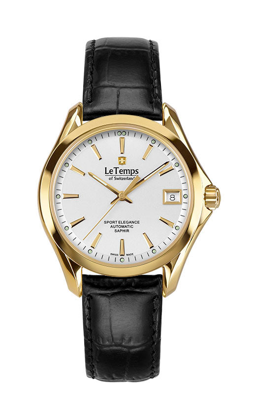 LeTemps SPORT ELEGANCE LADY 33 AUTOMATIC SAPHIR WATCH 100M