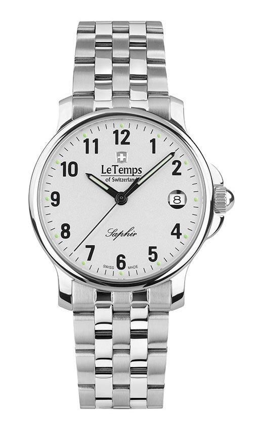 LeTemps ZAFIRA UNISEX SAPHIR QUARZ WATCH 50M