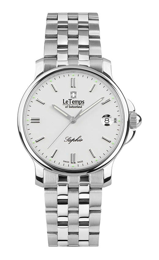 LeTemps ZAFIRA UNISEX SAPHIR QUARZ WATCH 50M