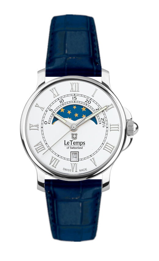 LeTemps ZAFIRA UNISEX SAPHIR QUARZ WATCH 50M