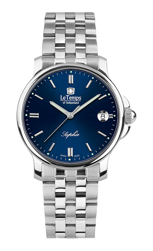 LeTemps ZAFIRA UNISEX SAPHIR QUARZ WATCH 50M