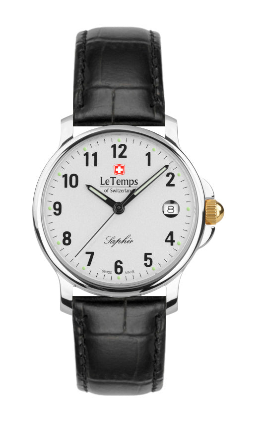 LeTemps ZAFIRA UNISEX SAPHIR QUARZ WATCH 50M