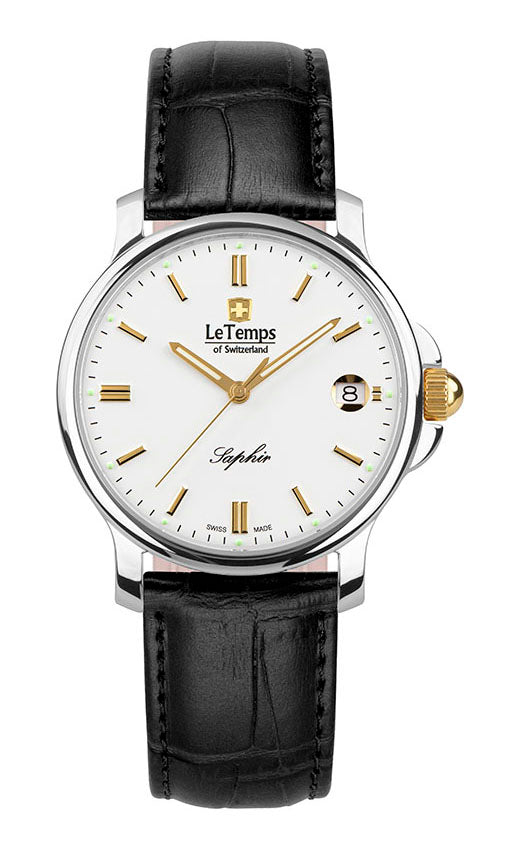 LeTemps ZAFIRA UNISEX SAPHIR QUARZ WATCH 50M