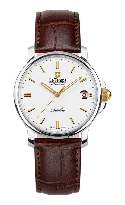 LeTemps ZAFIRA UNISEX SAPHIR QUARZ WATCH 50M