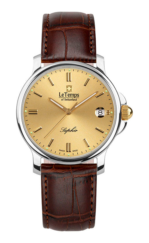 LeTemps ZAFIRA UNISEX SAPHIR QUARZ WATCH 50M