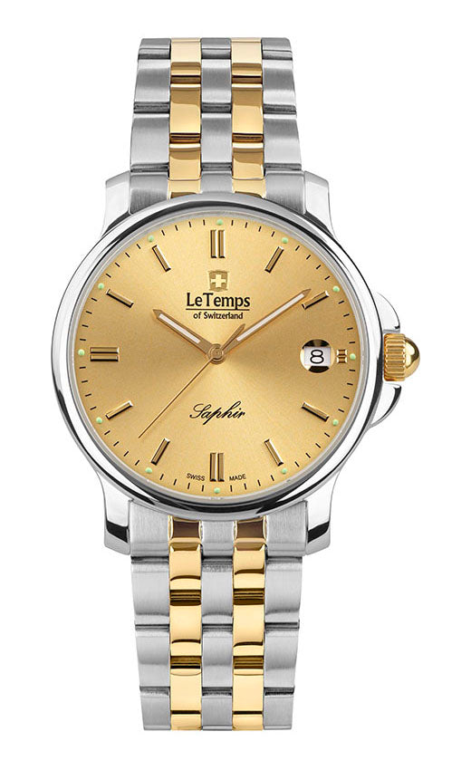 LeTemps ZAFIRA UNISEX SAPHIR QUARZ WATCH 50M