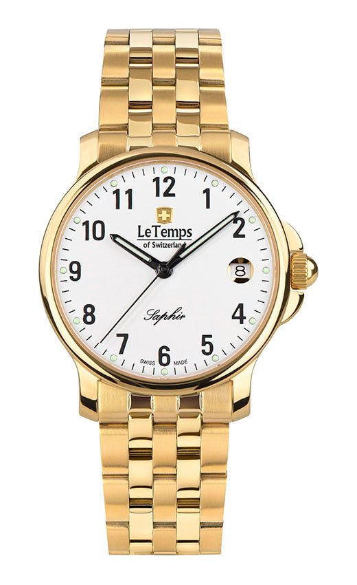LeTemps ZAFIRA UNISEX SAPHIR QUARZ WATCH 50M
