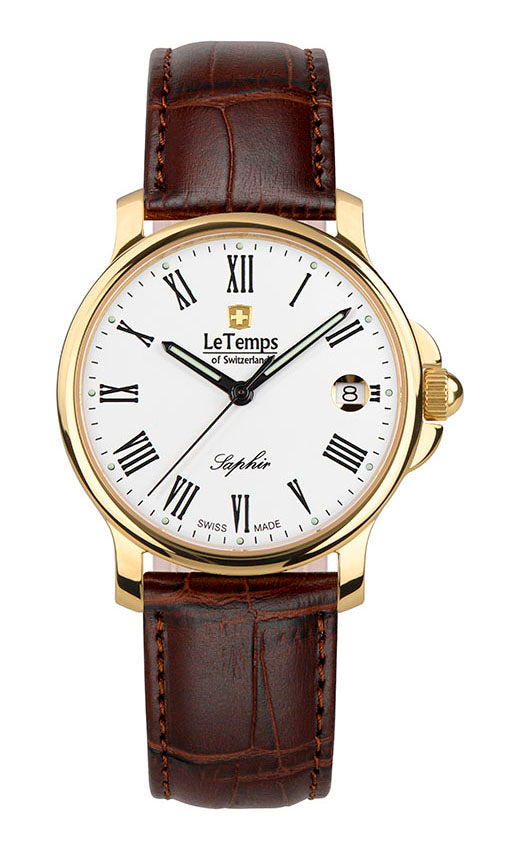 LeTemps ZAFIRA UNISEX SAPHIR QUARZ WATCH 50M