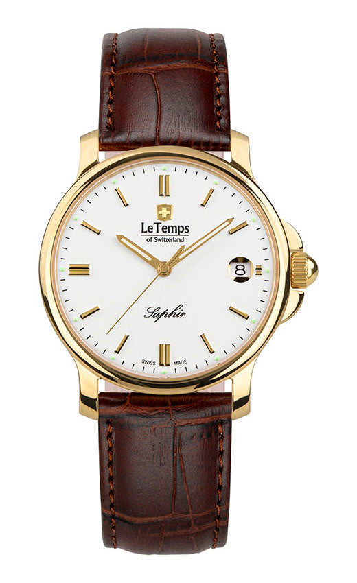 LeTemps ZAFIRA UNISEX SAPHIR QUARZ WATCH 50M
