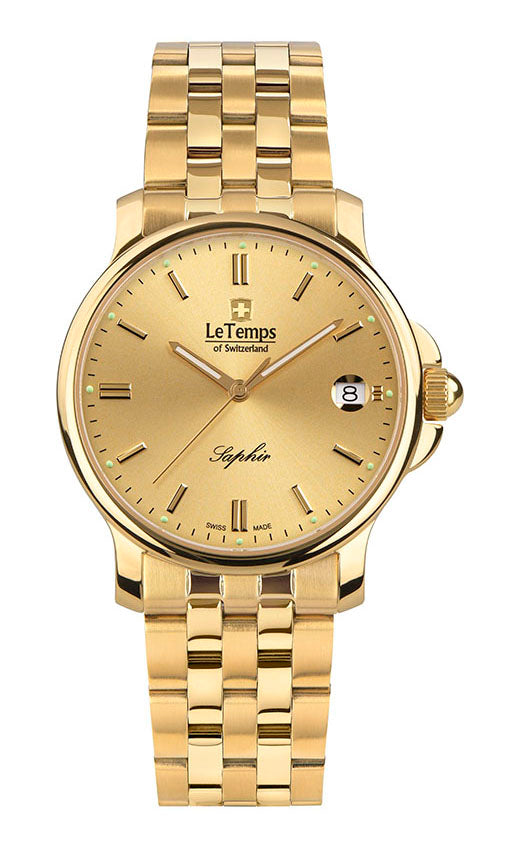 LeTemps ZAFIRA UNISEX SAPHIR QUARZ WATCH 50M