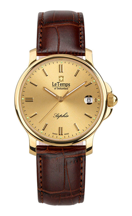 LeTemps ZAFIRA UNISEX SAPHIR QUARZ WATCH 50M
