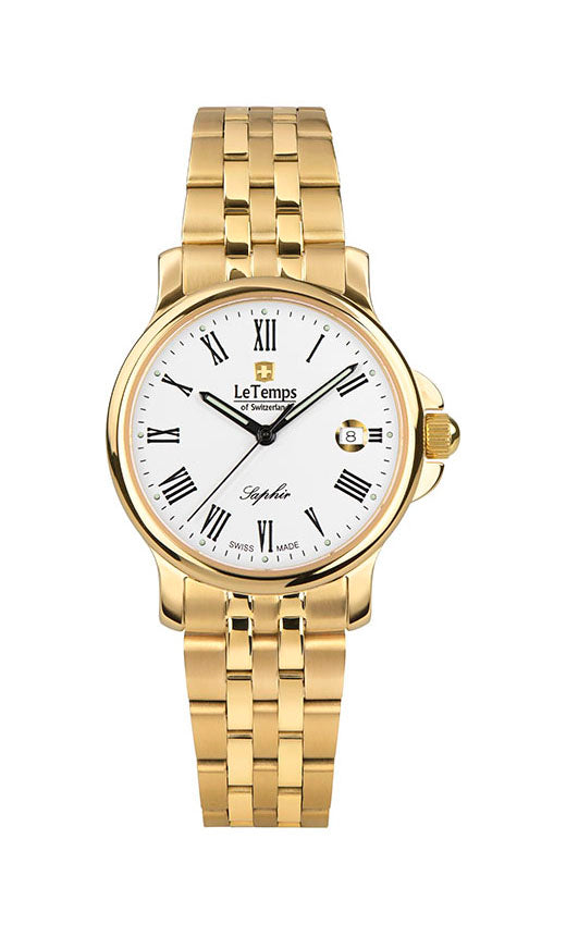 LeTemps ZAFIRA LADY SAPHIR QUARZ WATCH 50M