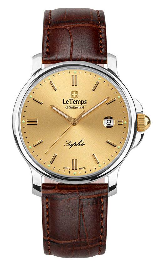 LeTemps ZAFIRA GENT SAPHIR QUARZ WATCH 50M