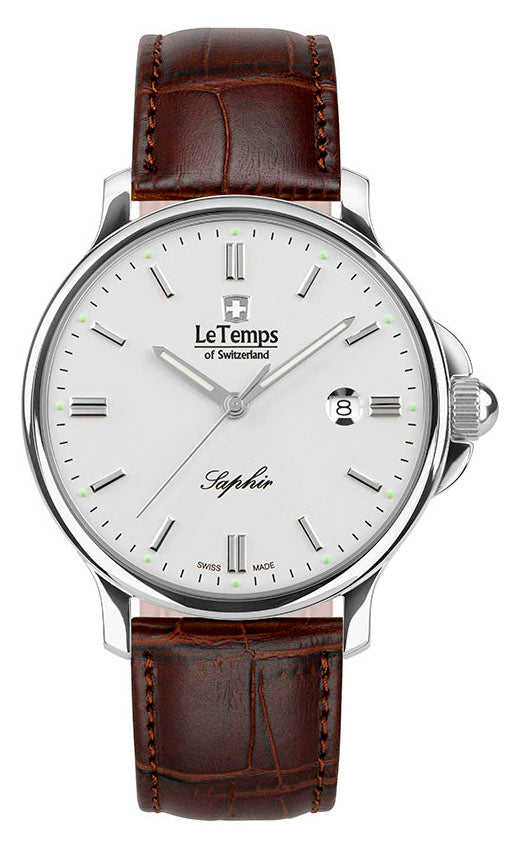 LeTemps ZAFIRA GENT 41 SAPHIR QUARZ WATCH 50M
