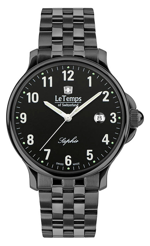 LeTemps ZAFIRA GENT 41 SAPHIR QUARZ WATCH 50M