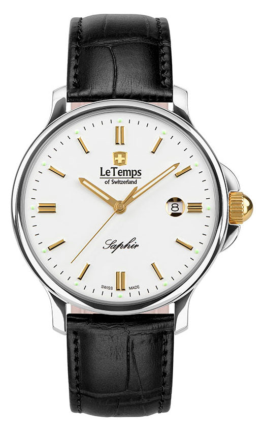 LeTemps ZAFIRA GENT 41 SAPHIR QUARZ WATCH 50M