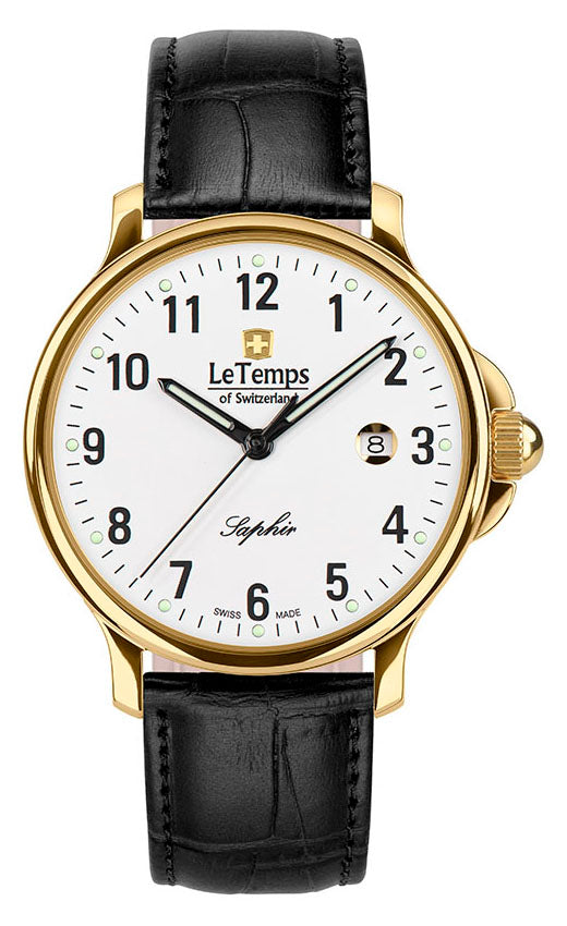 LeTemps ZAFIRA GENT 41 SAPHIR QUARZ WATCH 50M