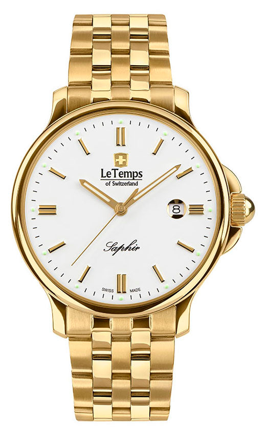 LeTemps ZAFIRA GENT 41 SAPHIR QUARZ WATCH 50M