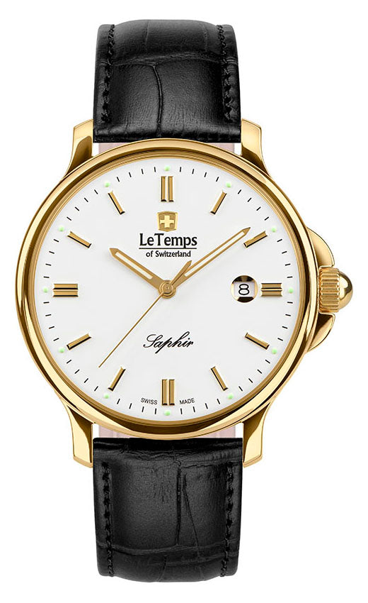 LeTemps ZAFIRA GENT 41 SAPHIR QUARZ WATCH 50M