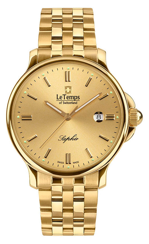 LeTemps ZAFIRA GENT 41 SAPHIR QUARZ WATCH 50M