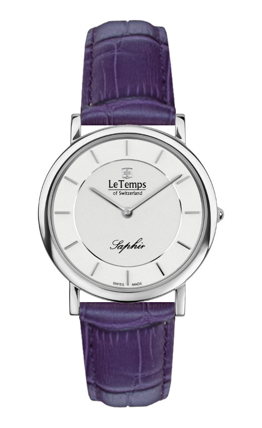 LeTemps ZAFIRA SLIM SAPHIR QUARZ WATCH 30M