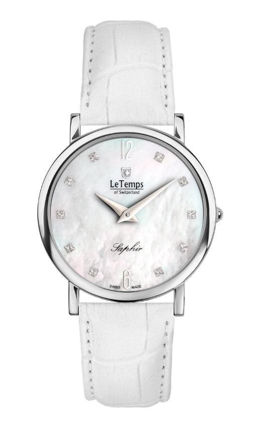 LeTemps ZAFIRA SLIM SAPHIR QUARZ WATCH 30M