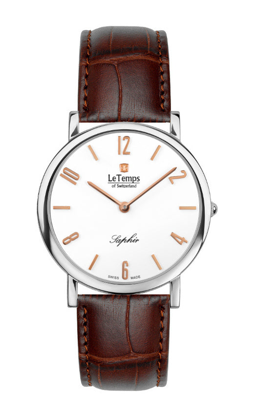 LeTemps ZAFIRA SLIM SAPHIR QUARZ WATCH 30M