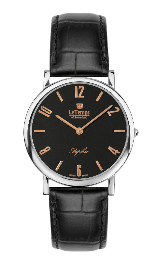 LeTemps ZAFIRA SLIM SAPHIR QUARZ WATCH 30M