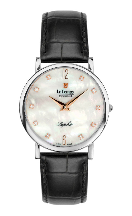 LeTemps ZAFIRA SLIM SAPHIR QUARZ WATCH 30M