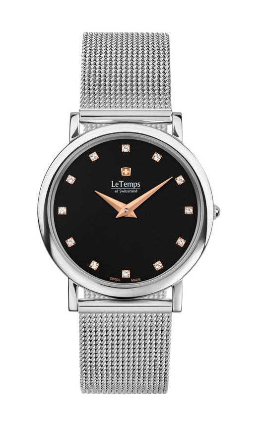 LeTemps ZAFIRA SLIM SAPHIR QUARZ WATCH 30M