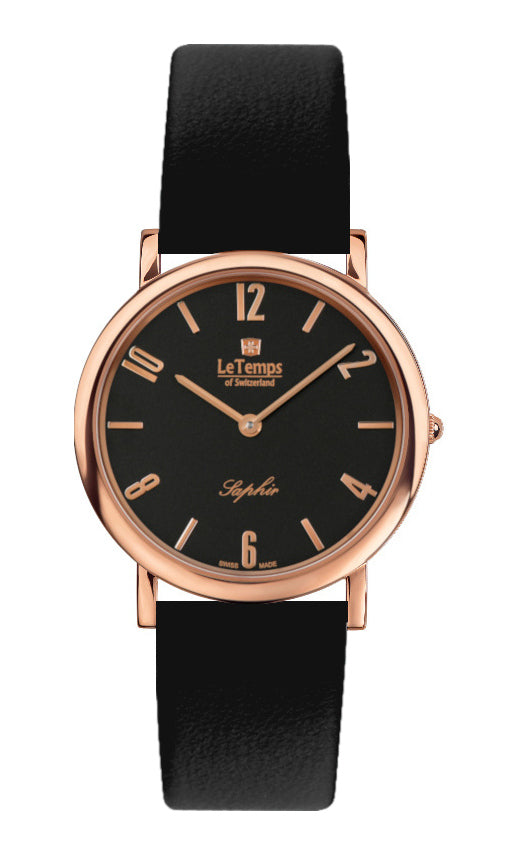 LeTemps ZAFIRA SLIM SAPHIR QUARZ WATCH 30M