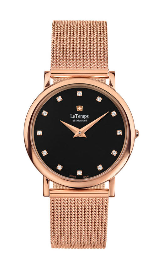 LeTemps ZAFIRA SLIM SAPHIR QUARZ WATCH 30M