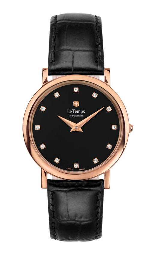 LeTemps ZAFIRA SLIM SAPHIR QUARZ WATCH 30M
