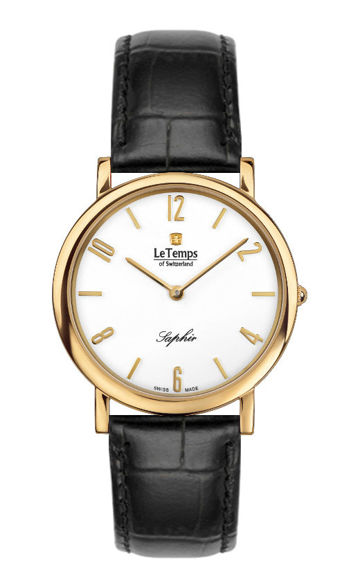 LeTemps ZAFIRA SLIM SAPHIR QUARZ WATCH 30M