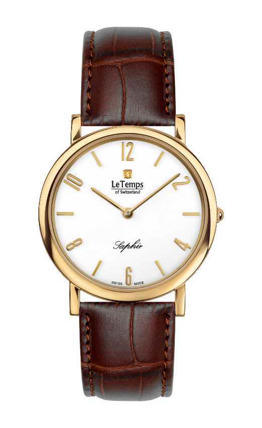 LeTemps ZAFIRA SLIM SAPHIR QUARZ WATCH 30M