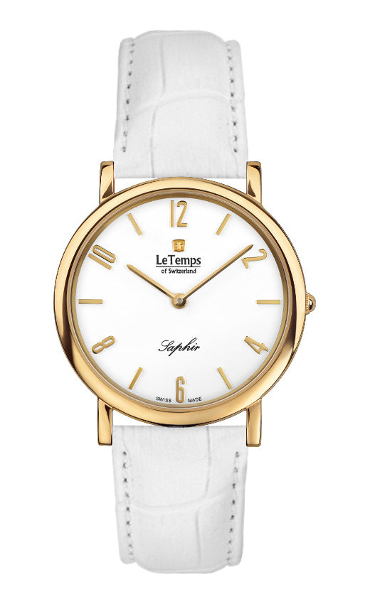 LeTemps ZAFIRA SLIM SAPHIR QUARZ WATCH 30M