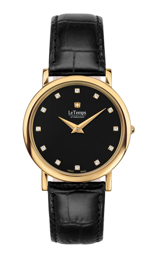 LeTemps ZAFIRA SLIM SAPHIR QUARZ WATCH 30M