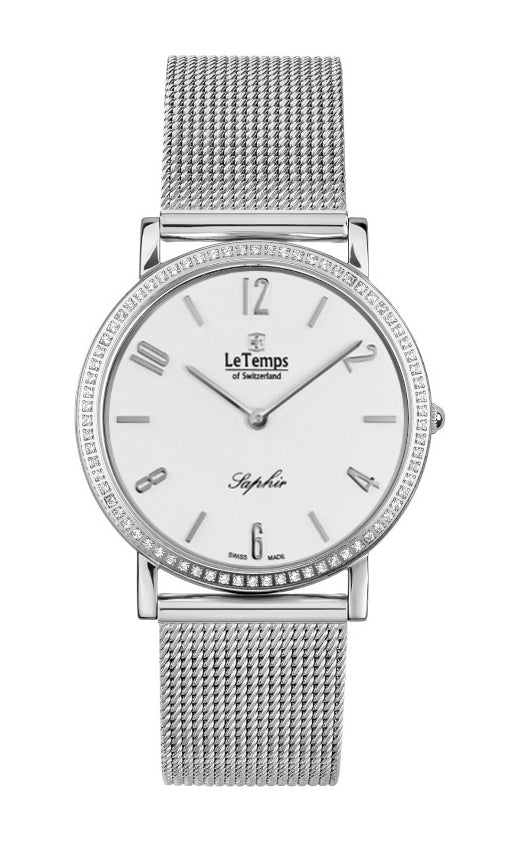 LeTemps ZAFIRA SLIM SWAROVSKI SAPHIR QUARZ WATCH 30M
