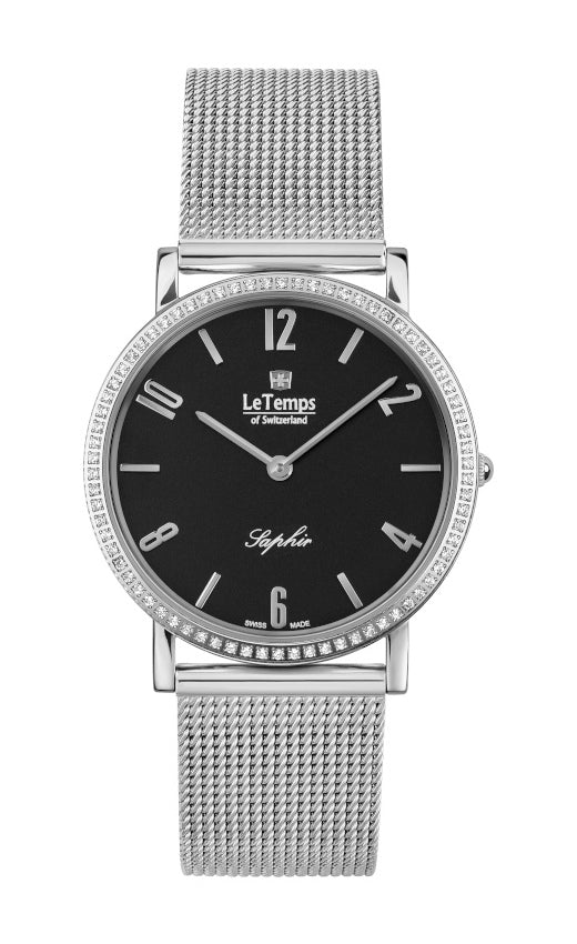 LeTemps ZAFIRA SLIM SWAROVSKI SAPHIR QUARZ WATCH 30M