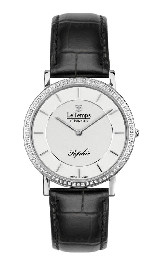 LeTemps ZAFIRA SLIM SWAROVSKI SAPHIR QUARZ WATCH 30M