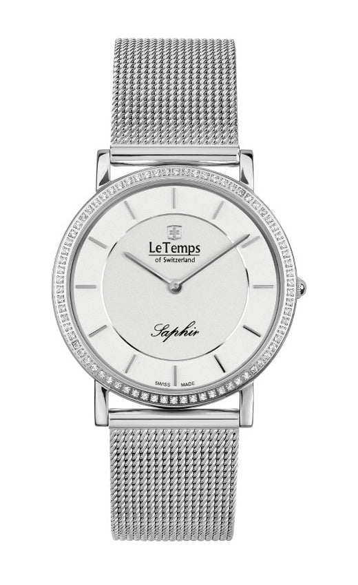 LeTemps ZAFIRA SLIM SWAROVSKI SAPHIR QUARZ WATCH 30M