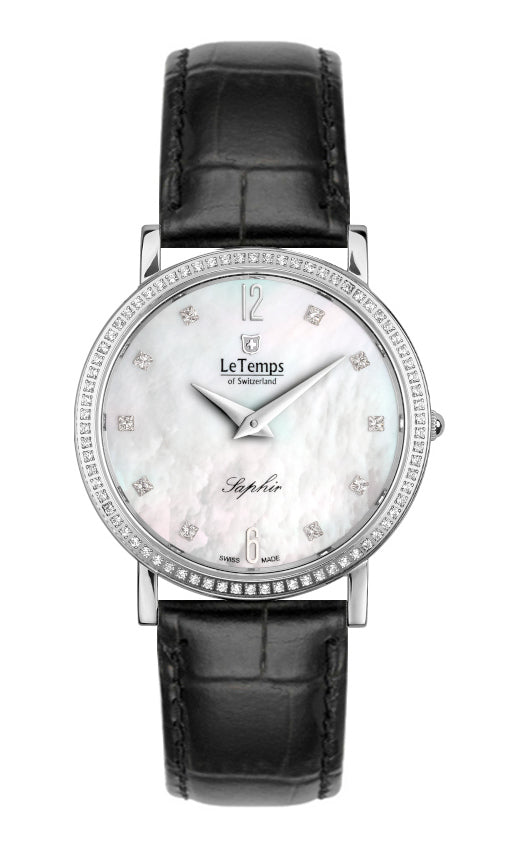 LeTemps ZAFIRA SLIM SWAROVSKI SAPHIR QUARZ WATCH 30M