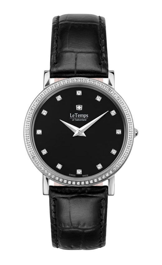 LeTemps ZAFIRA SLIM SWAROVSKI SAPHIR QUARZ WATCH 30M