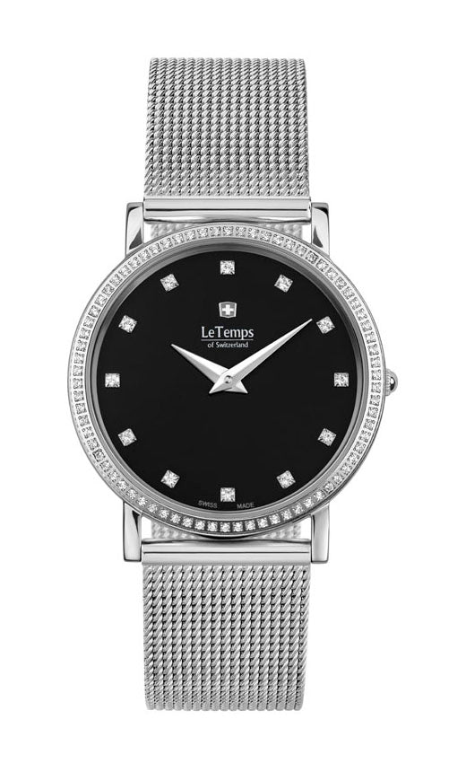 LeTemps ZAFIRA SLIM SWAROVSKI SAPHIR QUARZ WATCH 30M