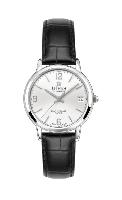LeTemps FLAT ELEGANCE LADY SAPHIR QUARZ WATCH 30M